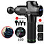 Black LCD 30 Speed Detachable Massage Gun