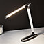 Black LED Folding Desk Lamp - Touch Swich