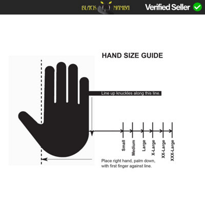 Black Mam Gloves Workshop 6mil Thick Nitrile Glove Box of 100 Medium Size - 3
