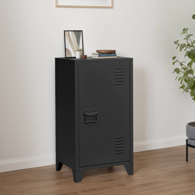 Black metal filing deals cabinet