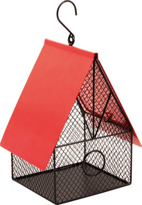 Black Metal Hanging Garden Outdoor Wild Bird House Style Seed Nut Bird Feeder Price Comparisons | Compare The Build