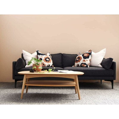 Black Metal Triangular 15cm Table Legs, Pack of 4