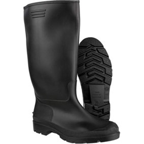 Black Mucker Rubber Wellingtons Mens Ladies Boys Wellies Snow Boots Shoes New