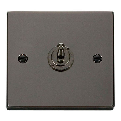 Black Nickel Intermediate 10AX Toggle Light Switch - SE Home