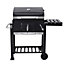 Black Outdoor Barbecue Charcoal BBQ Grill Stove