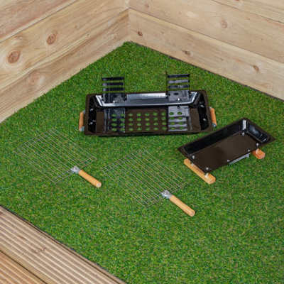 Ensemble Barbecue Compact Hibachi Sho's B-6 Kun – Camping Japon – Neuf