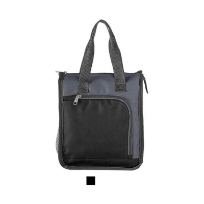 Black Oxford Cloth Insulated Bag Tote Lunch Bag