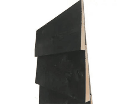 Black Painted Softwood Featheredge (L) 4.5m (W) 175mm (T) 22mm Pack of 4 pieces (1 bundle)