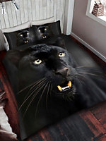 Black Panther King Size Duvet Cover and Pillowcase Set