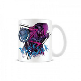 Black Panther Mug White/Purple/Blue (One Size)