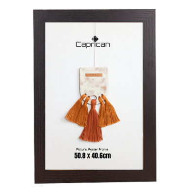 Black Picture Frame Photo Frame Perspex Sheet for Wall or Table, Landscape and Portrait Orientation 50.8 x 40.6 cm (20 x 16 inch)