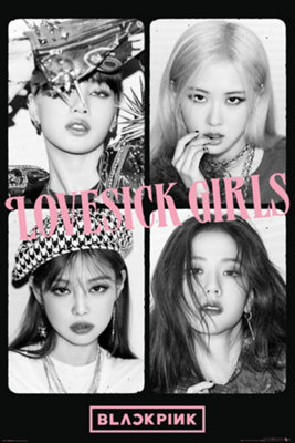 Black Pink Lovesick Girls 61 x 91.5cm Maxi Poster