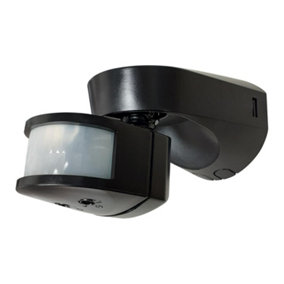 Black PIR Motion Sensor Security Movement Detector Timeguard Brand