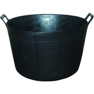 40L Flexible Tub Bucket with Carry Handles Home Garden Storage