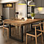 Black Rectangular Metal Furniture Legs Table Leg for Bench Dining Table Cofffee Table,2PCS,W 60 cm x H 71 cm