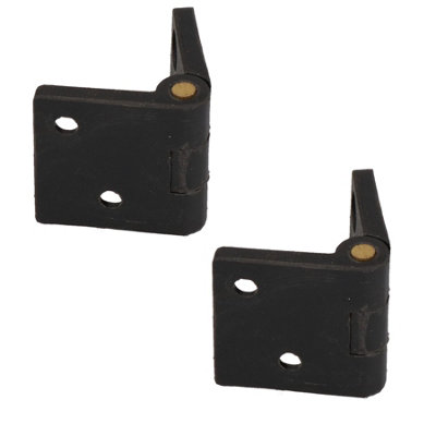 Black Reinforced Nylon Plastic Hinge 38x67mm Italian Made Industrial Quality 2PK Price Comparisons | Compare The Build