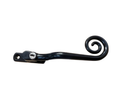 Black RH Monkey Tail Window Handle