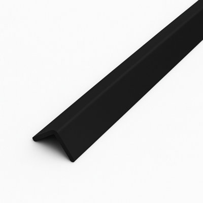 Black Rigid Angle 100mm x 100mm x 1 Metre