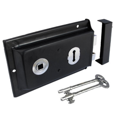 Black Rim Lock 6