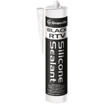85g High-Temp Silicone Adhesive Sealant – Black – +350°C Heat Resistant – Sola – Made In Poland