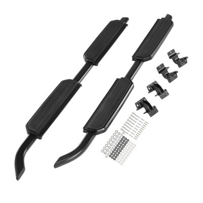 BLACK RUNNING BOARD SIDE STEPS ALUMINIUM
