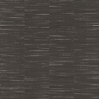 Black Silver Textured Wallpaper Metallic Shiny Non Woven Paste The Wall Vinyl