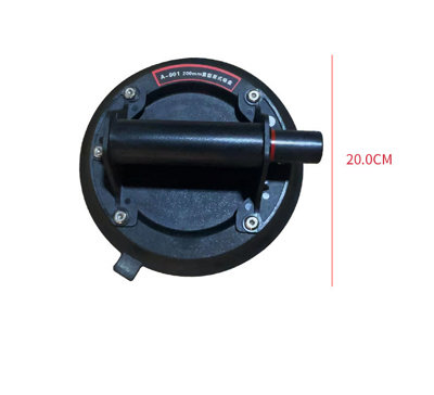 Black Single Layer Vacuum Suction Cup, 20cm Heavy Duty Glass Tile ...