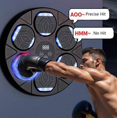 Black Sports Training Smart Musical Boxing Targets