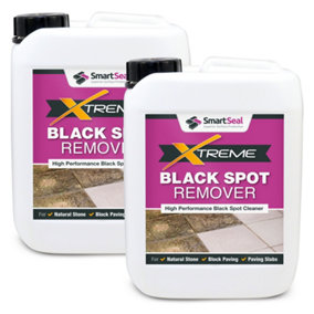 Black Spot Remover Xtreme, Remove Black Spot for Driveways, Patios, Natural Stone, Block Paving and Slabs, 2 x 5L