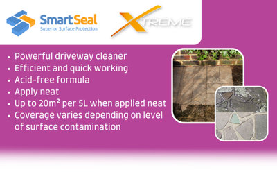 Black Spot Remover Xtreme, Remove Black Spot for Driveways, Patios, Natural Stone, Block Paving and Slabs, 3 x 5L