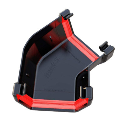 Black Square Gutter 135 Degree Angle Joint, Freeflow 114mm Rain Water ...
