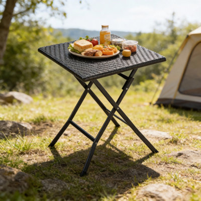 Black Foldable Garden Tables and Garden Furniture at B&Q
