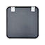 Black Square Wall Bathroom Framed Mirror Vanity Mirror Makeup Mirror for Dressing Table 600 mm x 600 mm