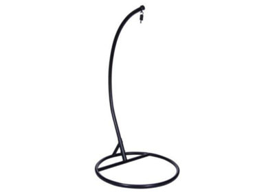 Black Steel Hanging Chair Stand