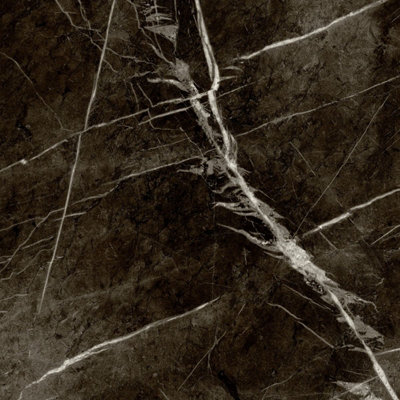 Black Stone Effect Anti-Slip Vinyl Flooring For Kitchen, Bathroom, LivingRoom, 2.5mm Thick Vinyl Sheet-2m(6'6") X 2m(6'6")-4m²