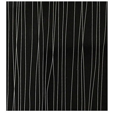 Black String Gloss Shower Panel 1000mm Wide x 2.4m Wet Wall  Bathroom Cladding PVC 10mm Thick