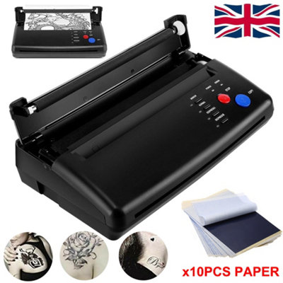 Black Tattoo Transfer Copier Printer Machine Thermal Stencil Paper Maker