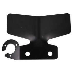 Black Towing Electrics Socket Tow Ball Mounting Plate Bumper Protector