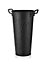 Black Vase - 50 cm (H) x 35 cm (W) x 25 cm (D)
