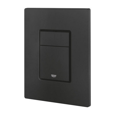 Black Wall Hung Toilet WC Pan with GROHE 1.13m Concealed Cistern Dual Flush  Frame - Phantom Black - 5