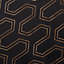 Black Wallpaper Non Woven Fabric Geometric Patterned Wallpaper 0.48m²