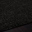 Black Washable Modern Plain Shaggy Easy to clean Plain for Dining Room-67cm X 200cm