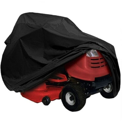 Black Waterproof Riding Lawn Mower Cover 183x137x117cm for Garden ...