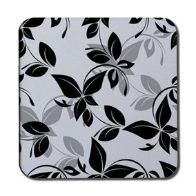 Black & White Floral (Coaster) / Default Title