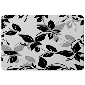 Black & White Floral (Placemat) / Default Title
