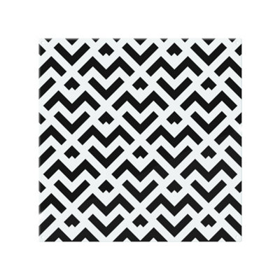 Black & White Geometric Splash Back designer style