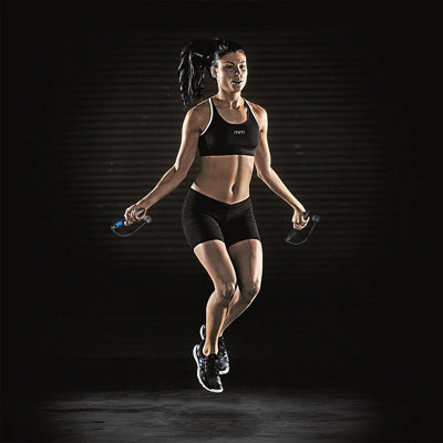 Black Wireless Jumping Rope Wth Digital Display
