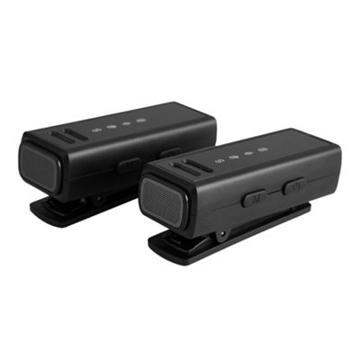 Black Wireless Lavalier Microphone for Android Used Up to 6 Hours