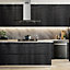 Black Wood Grain Waterproof Wallpaper Self Adhesive PVC Wallpaper for Furniture