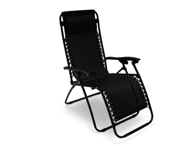 Black Zero Gravity Relaxer Chair DIY at B Q